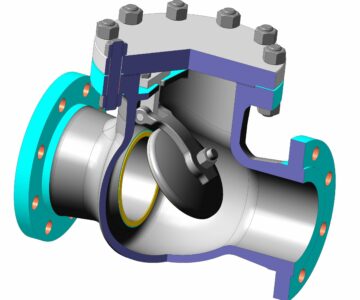 3D модель КОП 19с53нж Ру40 Ду150