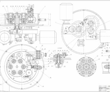 Чертеж Разработка привода карусели аргонодуговой сварки