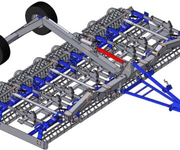 3D модель Агрегат для предпосевной обработки почвы LEMKEN K 600 A GFS