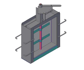 3D модель Заслонка воздушная