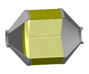 3D модель Каталитический нейтрализатор