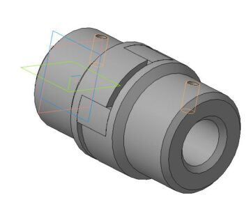 3D модель 3D модель кулачковой упругой муфты со звездочкой