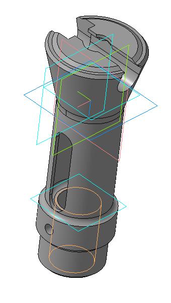 3D модель Цанга станок 1Г325