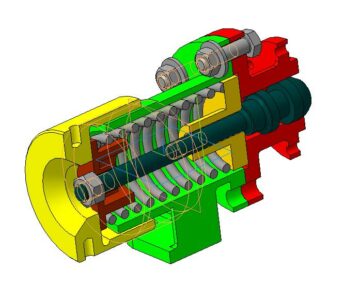 3D модель Амортизатор 3D модель МЧ00.78