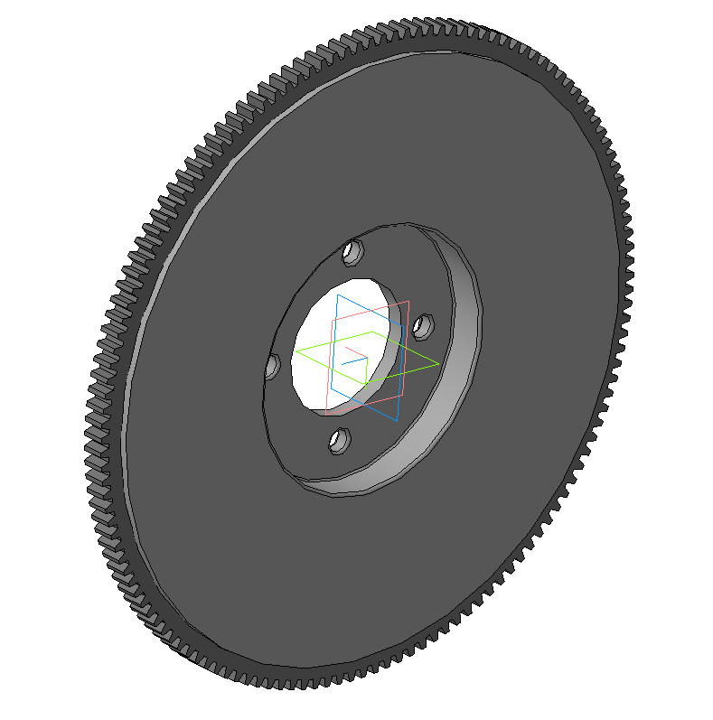 3D модель Маховик двигателя ЗМЗ-402