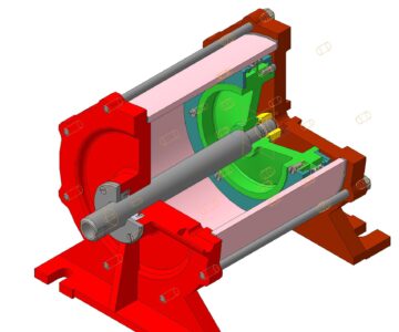 3D модель Пневмоцилиндр 06.22 Дукмасова