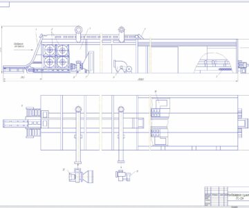 Чертеж «Конвейерная тоннельная сушилка ЛС-2А»