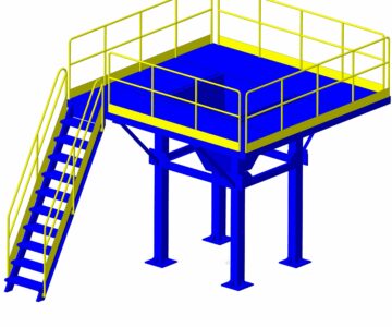 3D модель Опорная рама