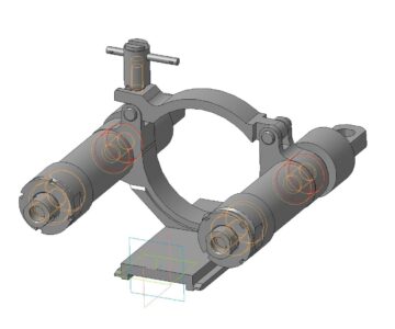 3D модель Крепление пулемета ПКТ