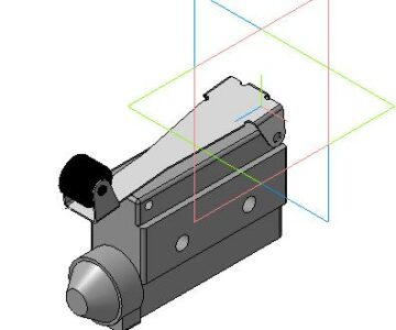 3D модель Концевой выключатель AZ-7121