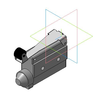 3D модель Концевой выключатель AZ-7121