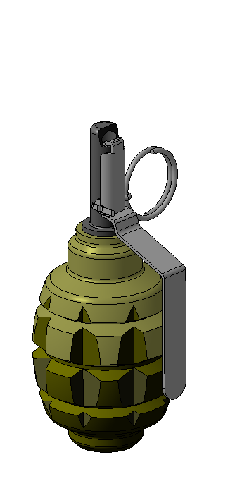 3D модель Граната Ф1