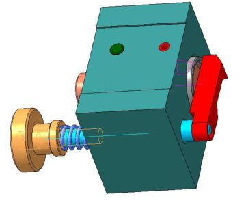 3D модель Кондуктор для обработки отверстий во втулке