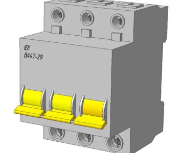 3D модель Автомат IEK ВА47-29