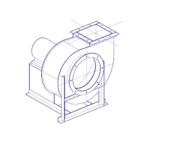 3D модель 3Д модель вентиляторов серии ВР