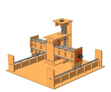 3D модель Станок с ЧПУ из фанеры