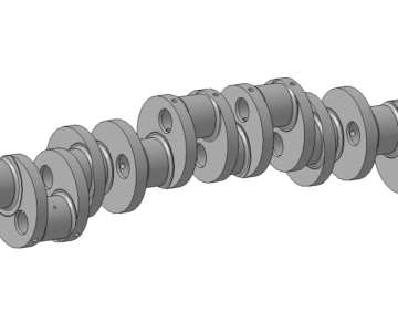 3D модель Коленчатый вал УД6