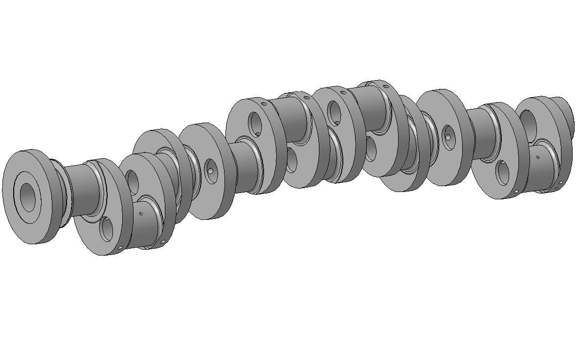 3D модель Коленчатый вал УД6