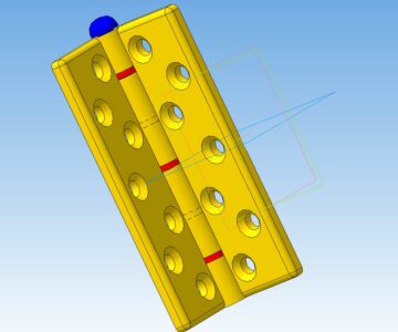 3D модель Отчет по созданию 3D сборки дверной петли