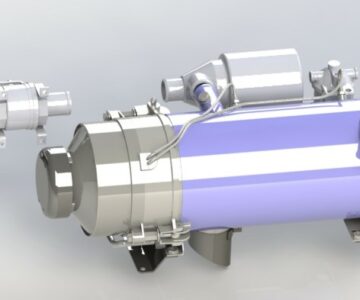 3D модель Предпусковой подогреватель Eberspacher Hydronic-35 kW