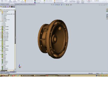 3D модель Корпус гидромуфты