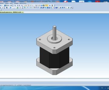 3D модель Шаговый двигатель NEMA17