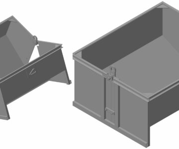 3D модель Тара с донной разгрузкой