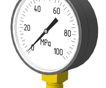 3D модель Манометр "ROSMA" 100MPa