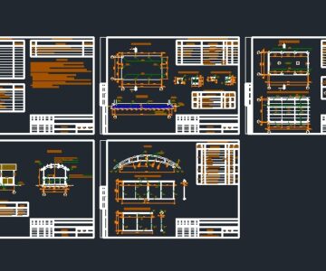 Чертеж Беседка (чертежи - 5 листов)