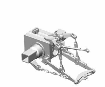 3D модель Навесное устройство МТЗ-1221