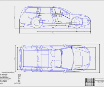 Чертеж Ford Mondeo Mk III