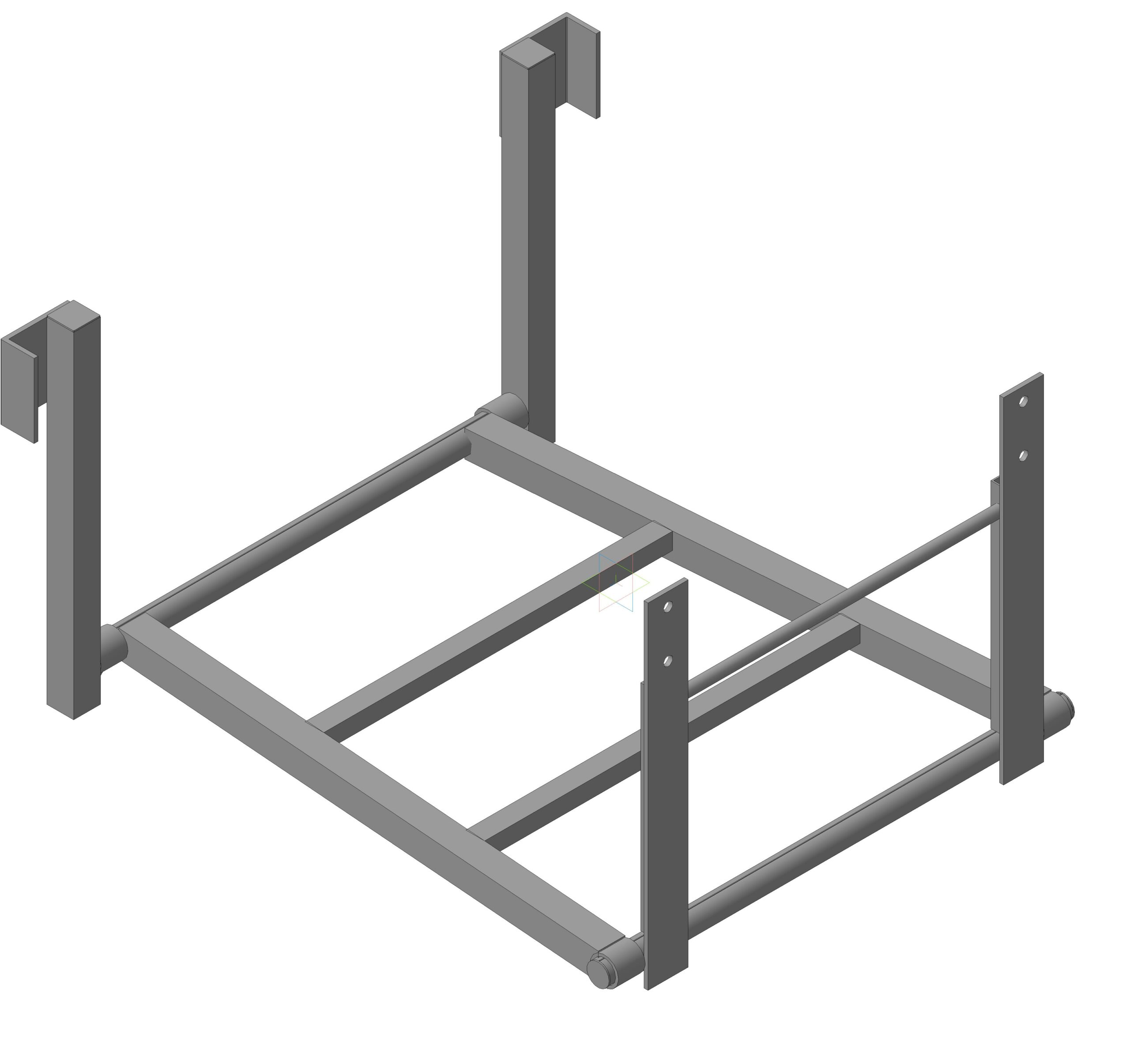 3D модель Кассета под запаску для ГАЗ 3309