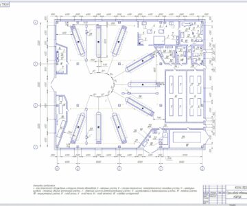 Чертеж Проектирование автомастерской (АТП) с разработкой моторного отделения и технологии и оборудования виброакустического диагностирования автотракторных двигателей