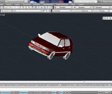 3D модель 3D модель автомобиля Volkswagen Golf 3