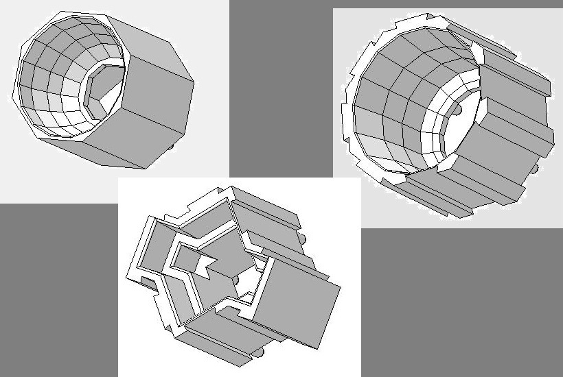 3D модель Отражатели к светодиодам