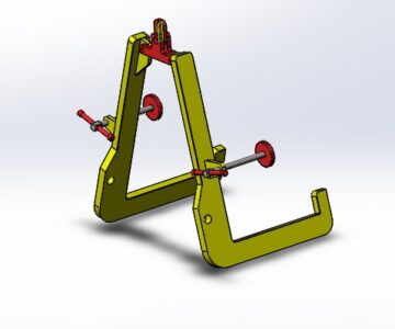 3D модель Захват для колеса автомобиля