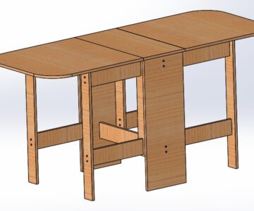 3D модель Стол-книжка