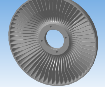 3D модель Турбинное колесо