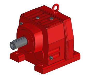 3D модель Редуктор цилиндрический R77 фирмы SewEurodrive 3D-модель