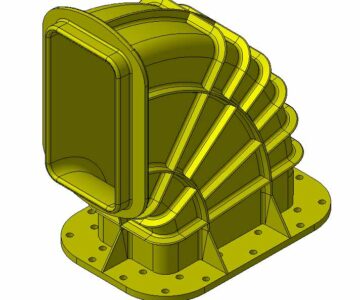 3D модель Лейка рекуператора