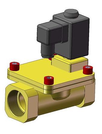 3D модель Клапан электромагнитный SMART SG55327