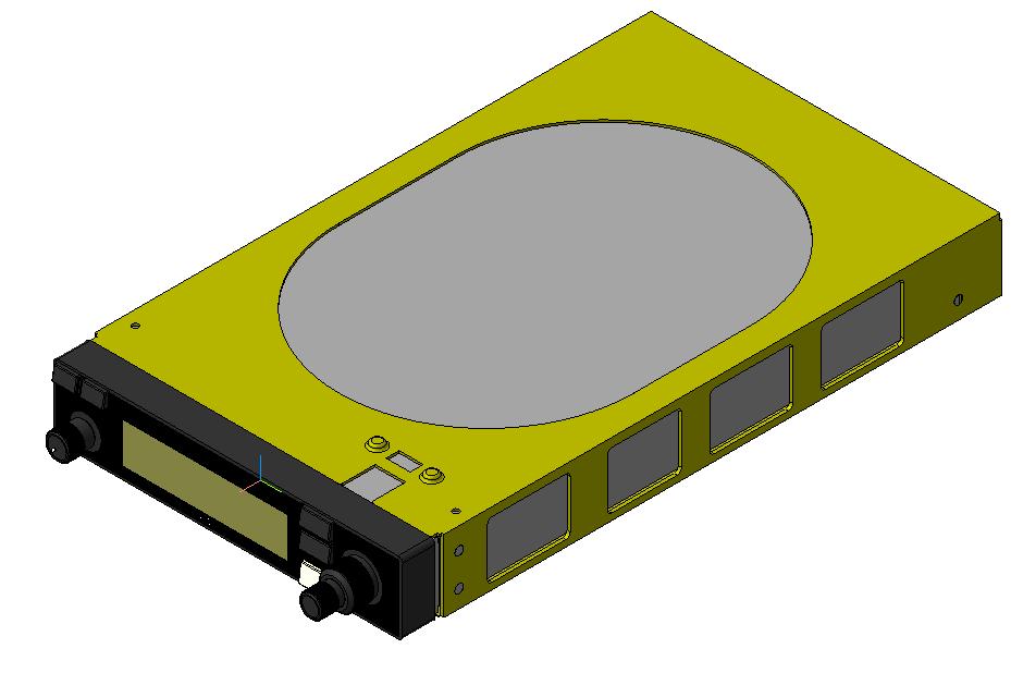 3D модель Радиостанция ICOM А-210