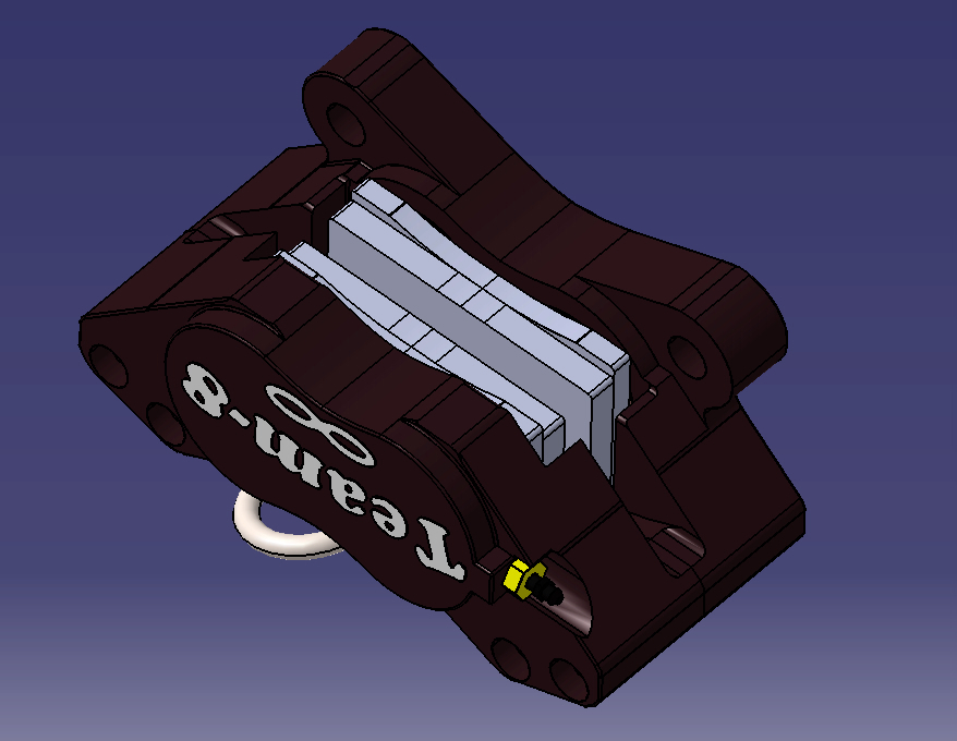 3D модель Wilwood GP 320 , Caliper