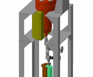 3D модель Установка терморастворения угля