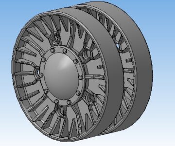 3D модель Модель опорного катка танка ИС