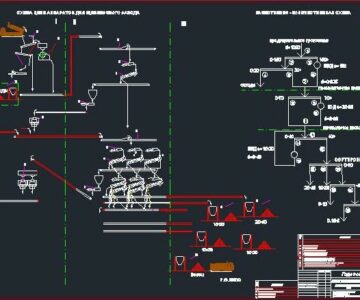 Чертеж Разработка технологической схемы производства известкового щебня и песка из отсева