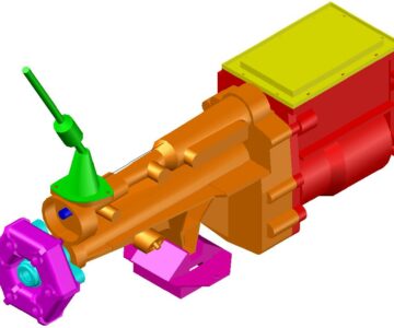 3D модель 4-x ступенчатая КПП Ford Sierra