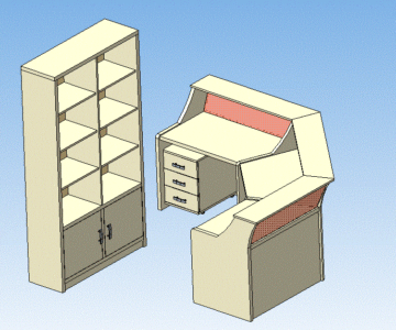 3D модель Ресепшн