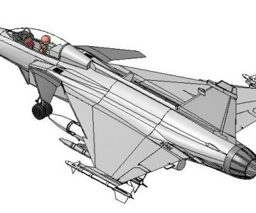 3D модель SAAB JAS39 Gripen. Сборная модель