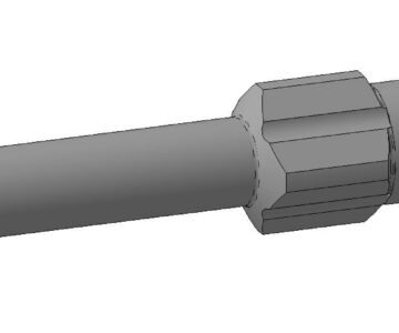 3D модель Бурголовка ПК-130 Хвостовик